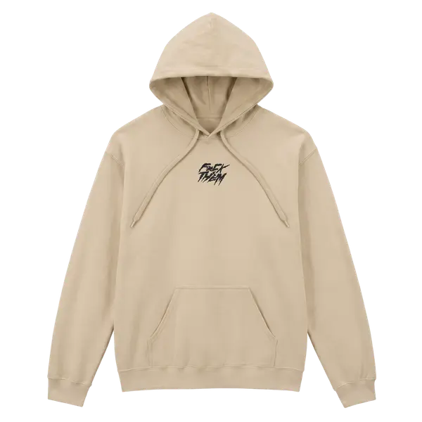Hoodies – Hoodie FCKTHEM Basic, Unisex, Sand