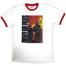 Twenty One Pilots, Tričko Side Stand, Unisex, Biela