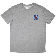 The Who, Tričko Mini Target Logo, Unisex, Šedá
