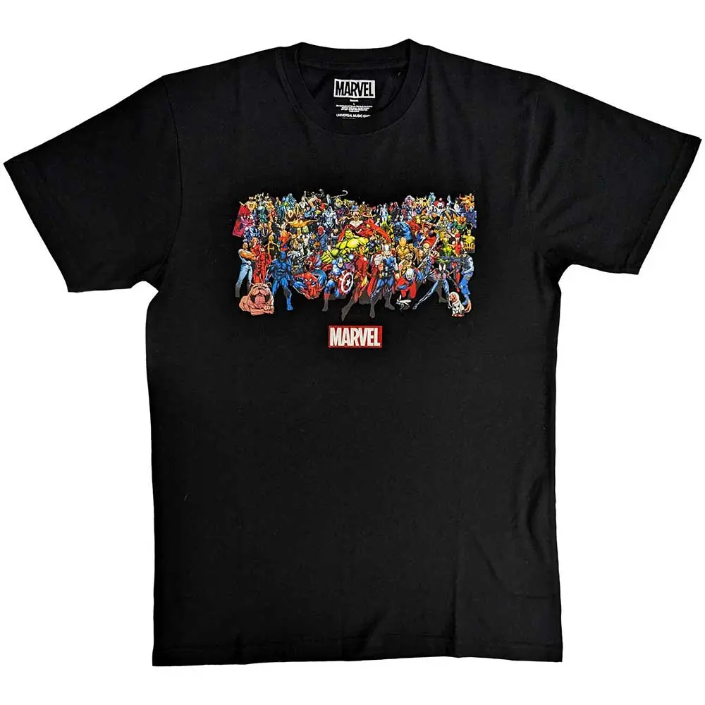 Marvel – Full Characters (Nero) (Maglietta)