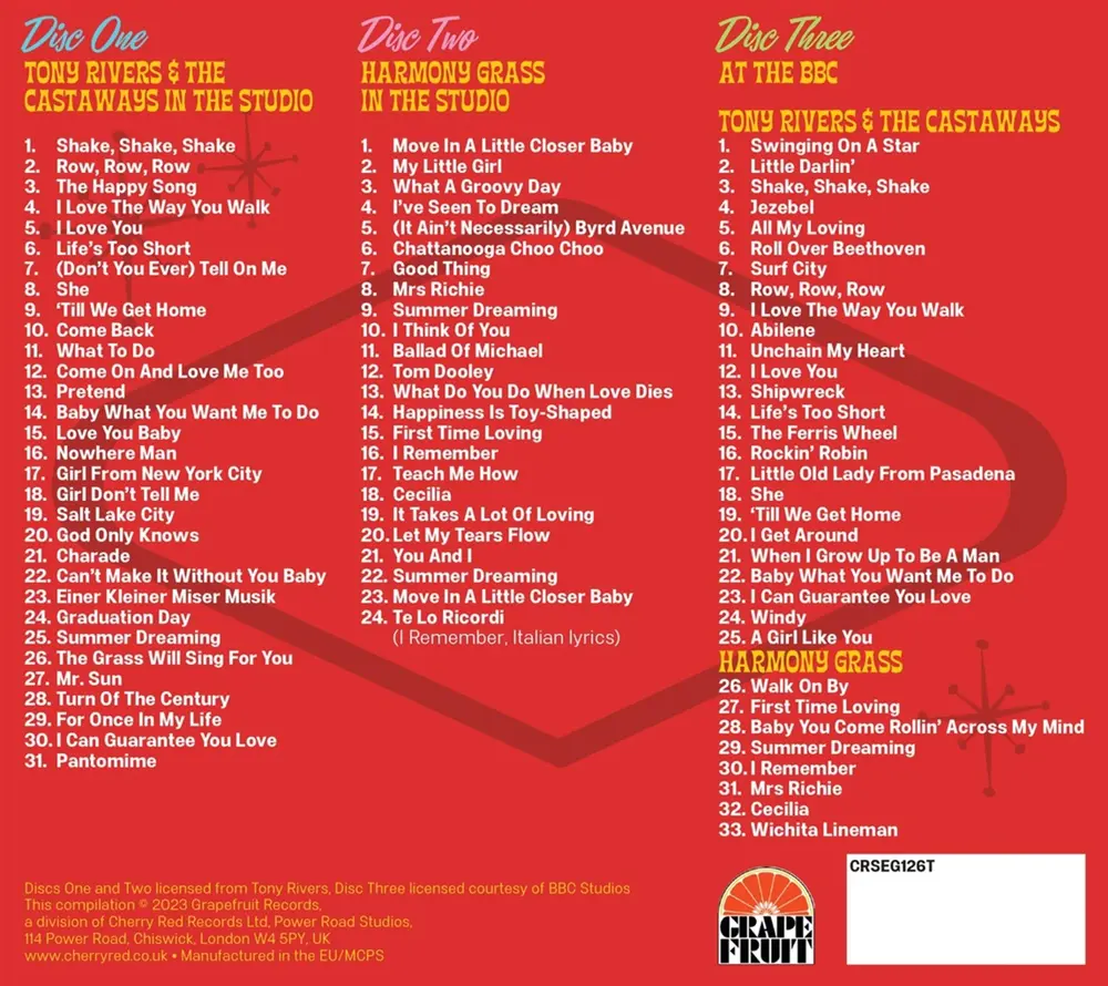 MOVE A LITTLE CLOSER - THE COMPLETE RECORDINGS 1963-1970