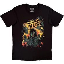 Tričko Unisex T-Shirt: Burning (Black)