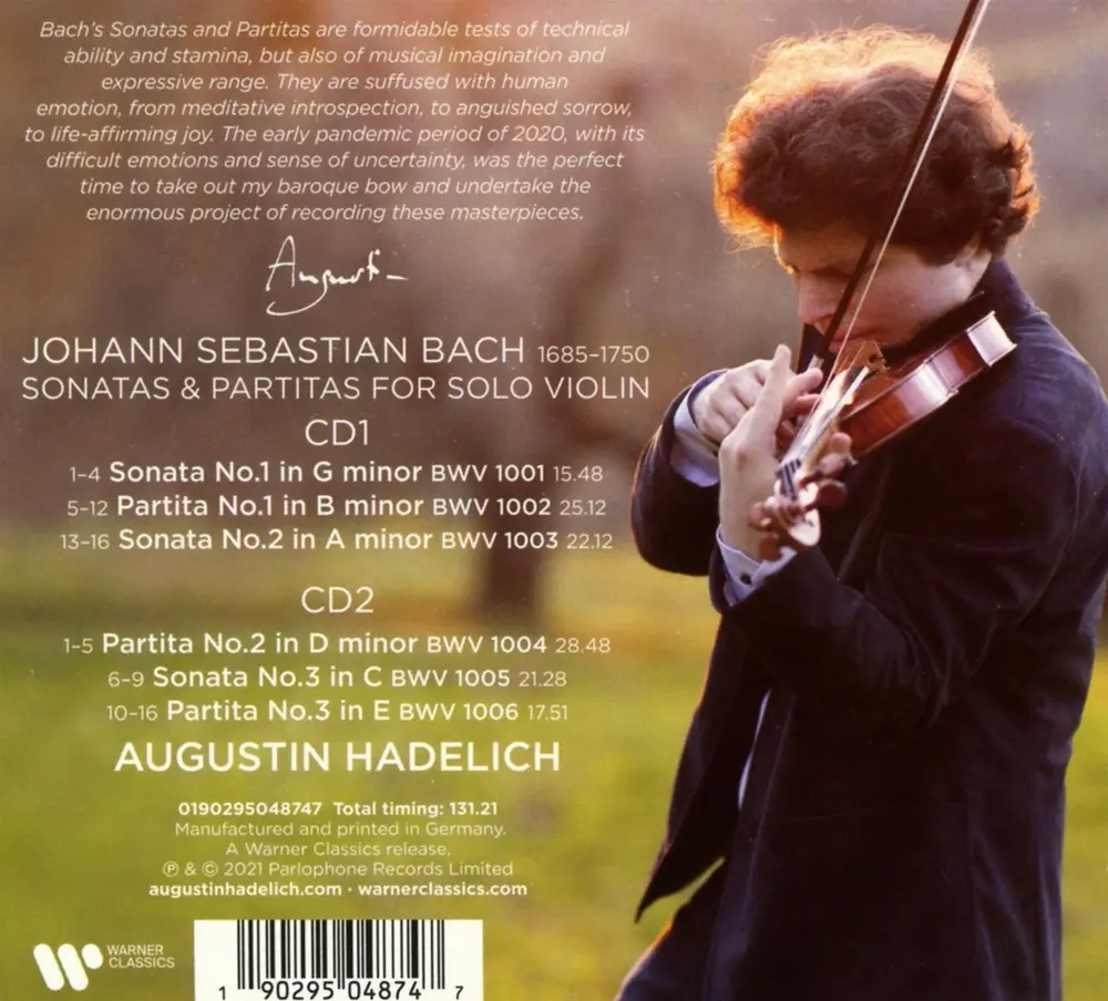 Augustin Hadelich – Bach: Sonatas & Partitas (CD)