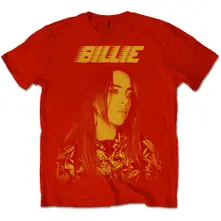 Billie Eilish – Racer Logo Jumbo (Červená) (Tričko)