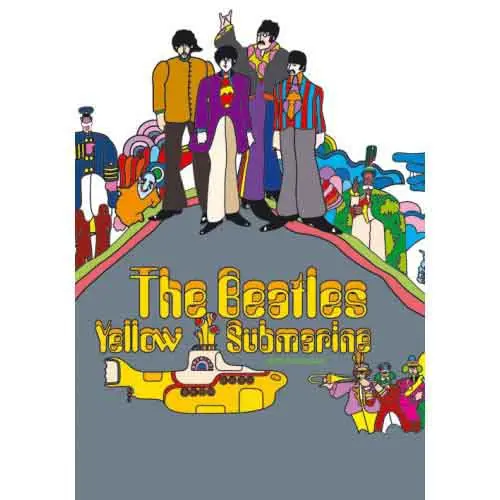 Postcard: Yellow Submarine Album Cover