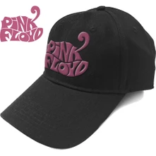 Pink Floyd, Šiltovka Retro Swirl Logo, Unisex, Čierna