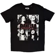 Unisex T-Shirt: Cowboys From Hell Flames (Black) (Back Print) thumbnail