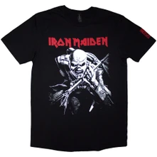 Iron Maiden, Tričko 50 Trooper Charge White, Unisex, Čierna