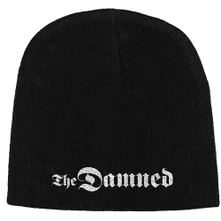 The Damned, Čapica Gothic Logo, Unisex, Čierna