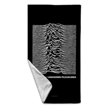 Uterák Beach Towel: Unknown Pleasures Black (Multicolour)