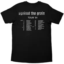 Unisex T-Shirt: Against The Grain (Black) (Back Print) thumbnail