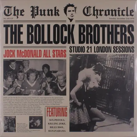 The Bollock Brothers – Vinyl 21 STUDIO SESSIONS