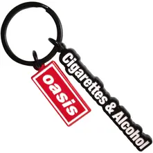 Cigarettes & Alcohol Red Decca Logo Charm thumbnail