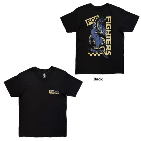 Unisex T-Shirt: Snake (Black) (Back Print)