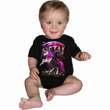 Kids Baby Grow: Metallicorn (Black) thumbnail