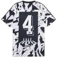 Unisex Jersey T-Shirt: Meyba Abbey Road Crossing All-Over-Print (Black & White) thumbnail