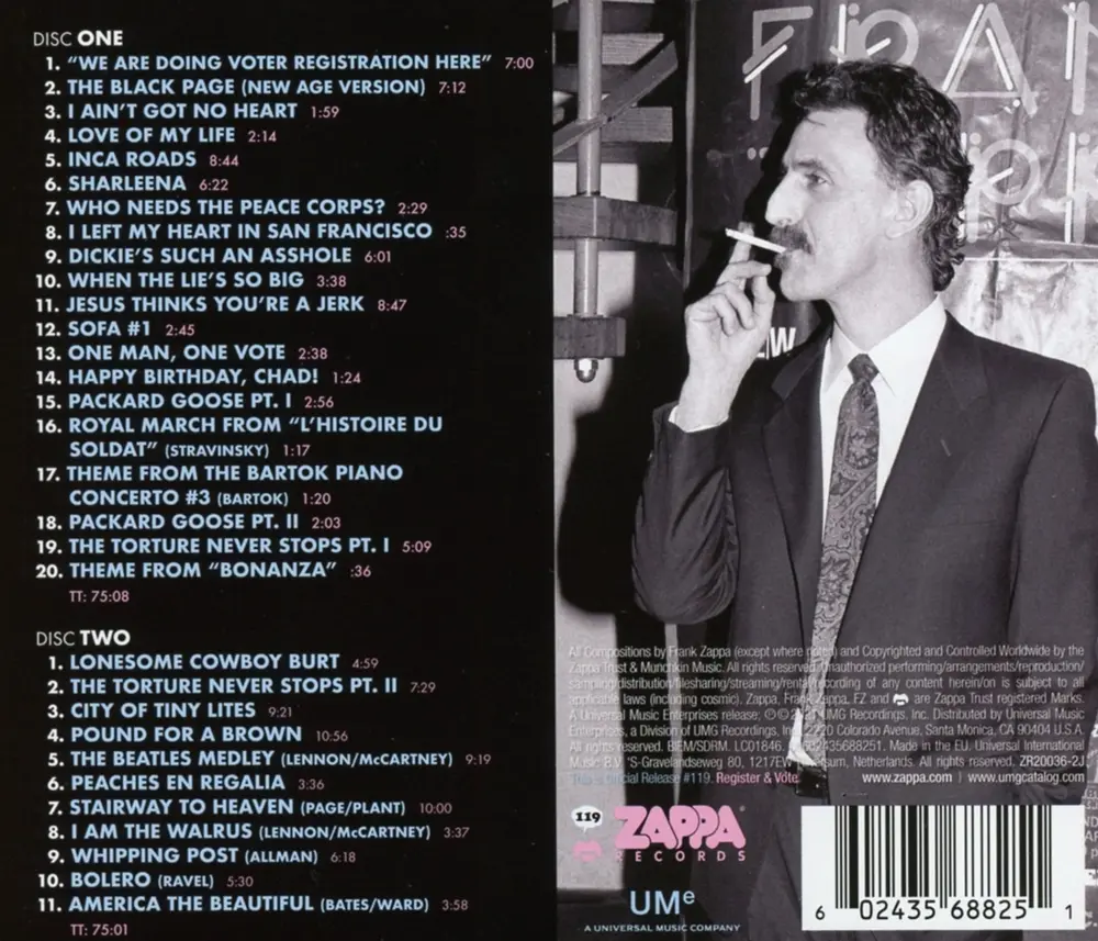ZAPPA '88: THE LAST U.S.