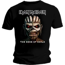 Iron Maiden, Tričko The Book of Souls, Unisex, Čierna