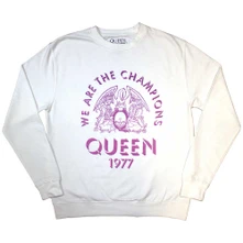 Queen, Crewneck Champions 1977, Unisex, Biela