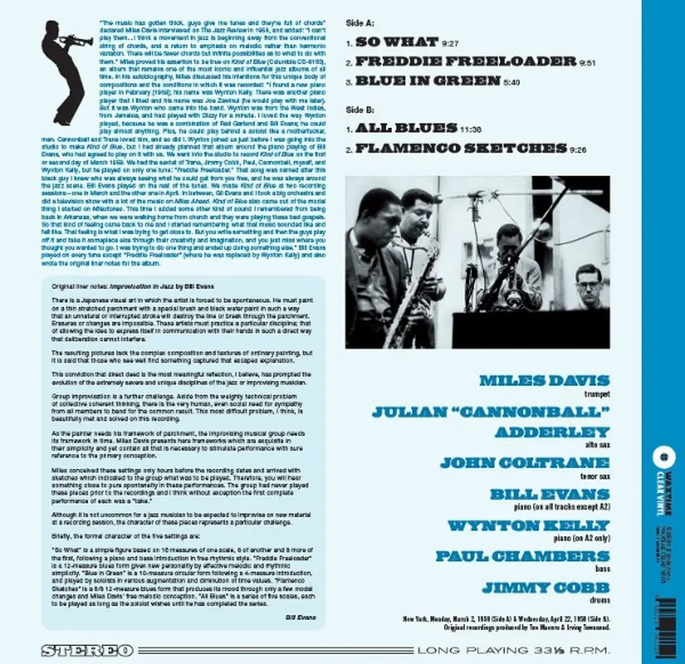 Kind Of Blue (WaxTime Label) (Transparent Vinyl)