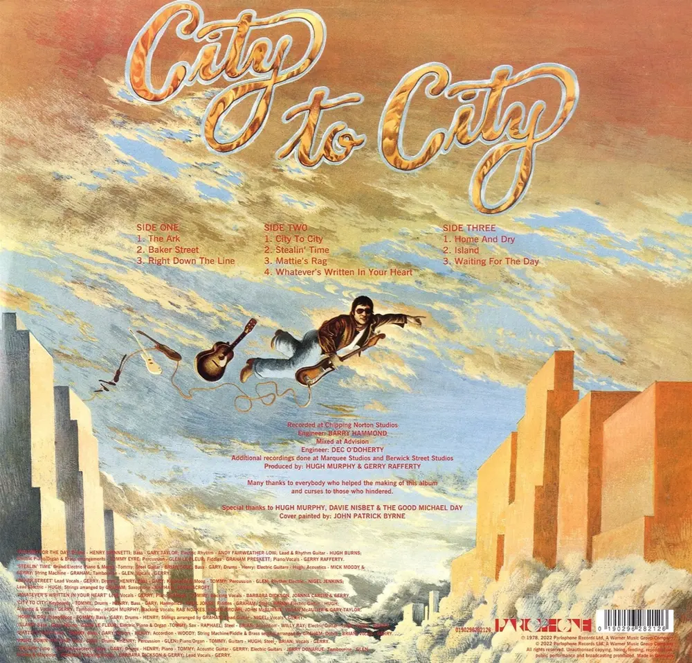 Gerry Rafferty – CITY TO CITY (Vinyl)