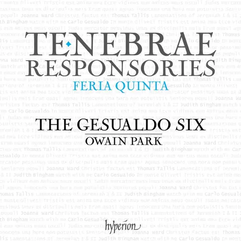 TENEBRAE RESPONSORIES FOR MAUNDY THURSDAY