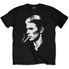 David Bowie, Tričko Smoke, Unisex, Čierna