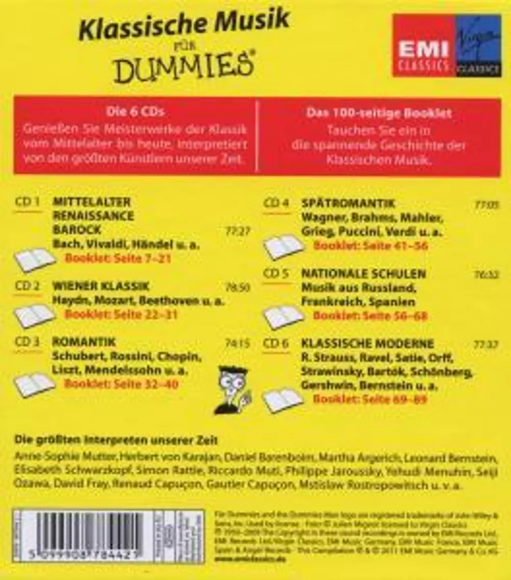 Various Artists – KLASSISCHE MUSIK FUR DUMMIES (CD)