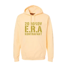 Kontrafakt, Mikina 20 Rokov E.R.A., Unisex, Pastelová žltá