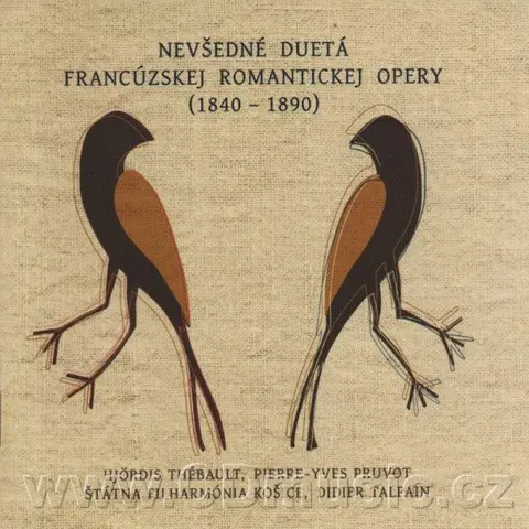 Štátna filharmónia Košice – CD STATNA FILHARMONIA KOSICE  NEVSEDNE DUETA FRANCUZSKEJ OPERY