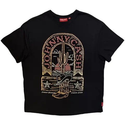 Ladies Unplugged T-Shirt: Sunday Morning (Black)
