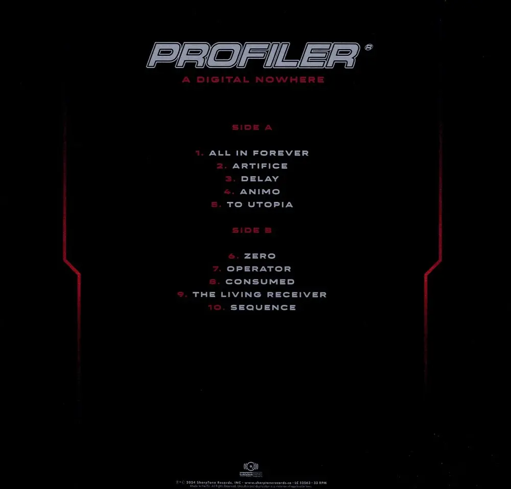 Profiler – A Digital Nowhere (Vinyl)