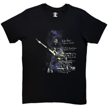 Jimi Hendrix, Tričko Purple Haze Lyrics, Unisex, Čierna