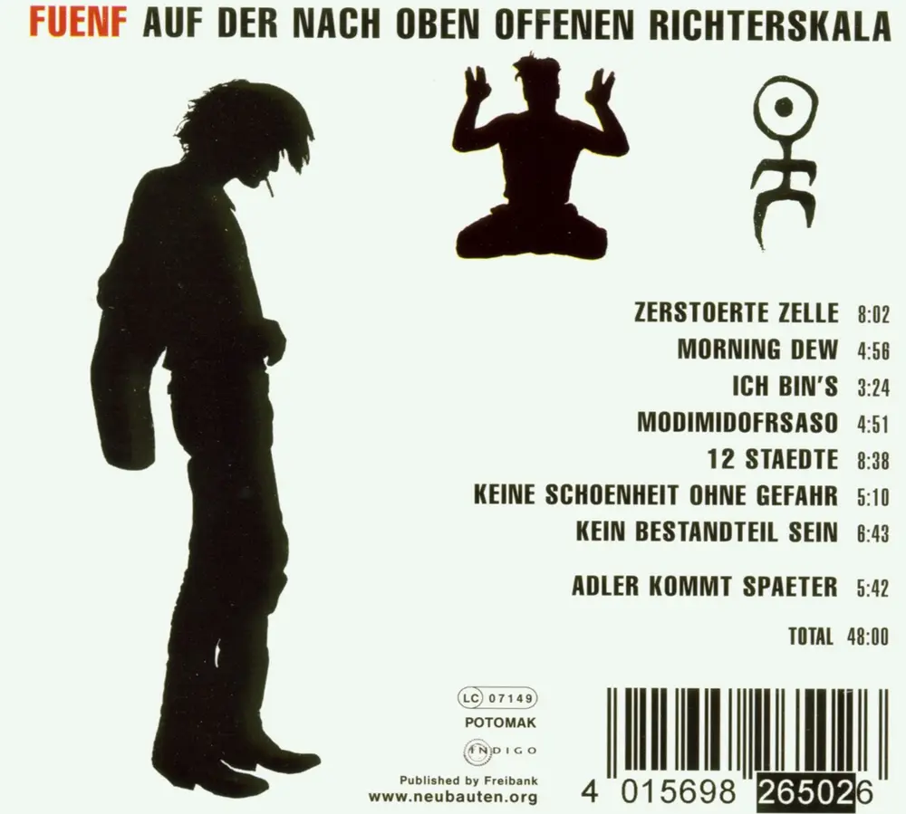 FUNF AUF DER NACH OBEN OFFENEN RICHTERSKALA