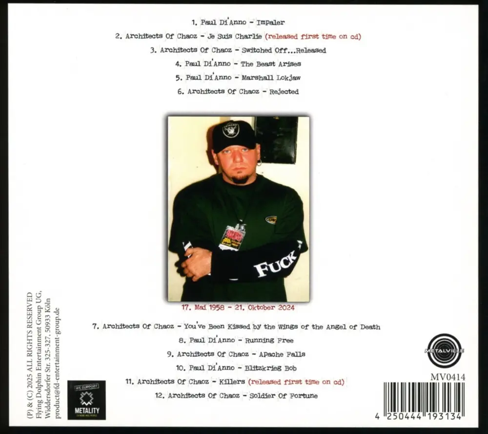 Paul Di'Anno – In Memory of (CD)