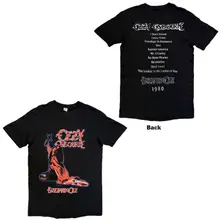 Unisex T-Shirt: Blizzard Of Ozz Tribute (Black) (Back Print)
