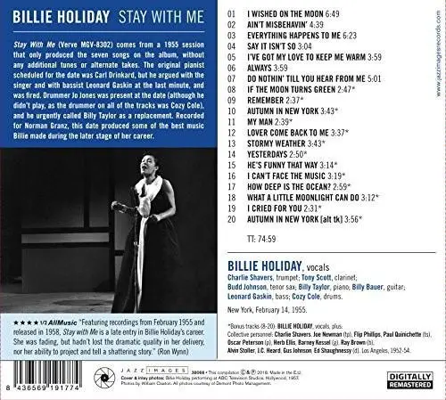 Billie Holiday – STAY WITH ME (Red Vinyl) (Vinyl)