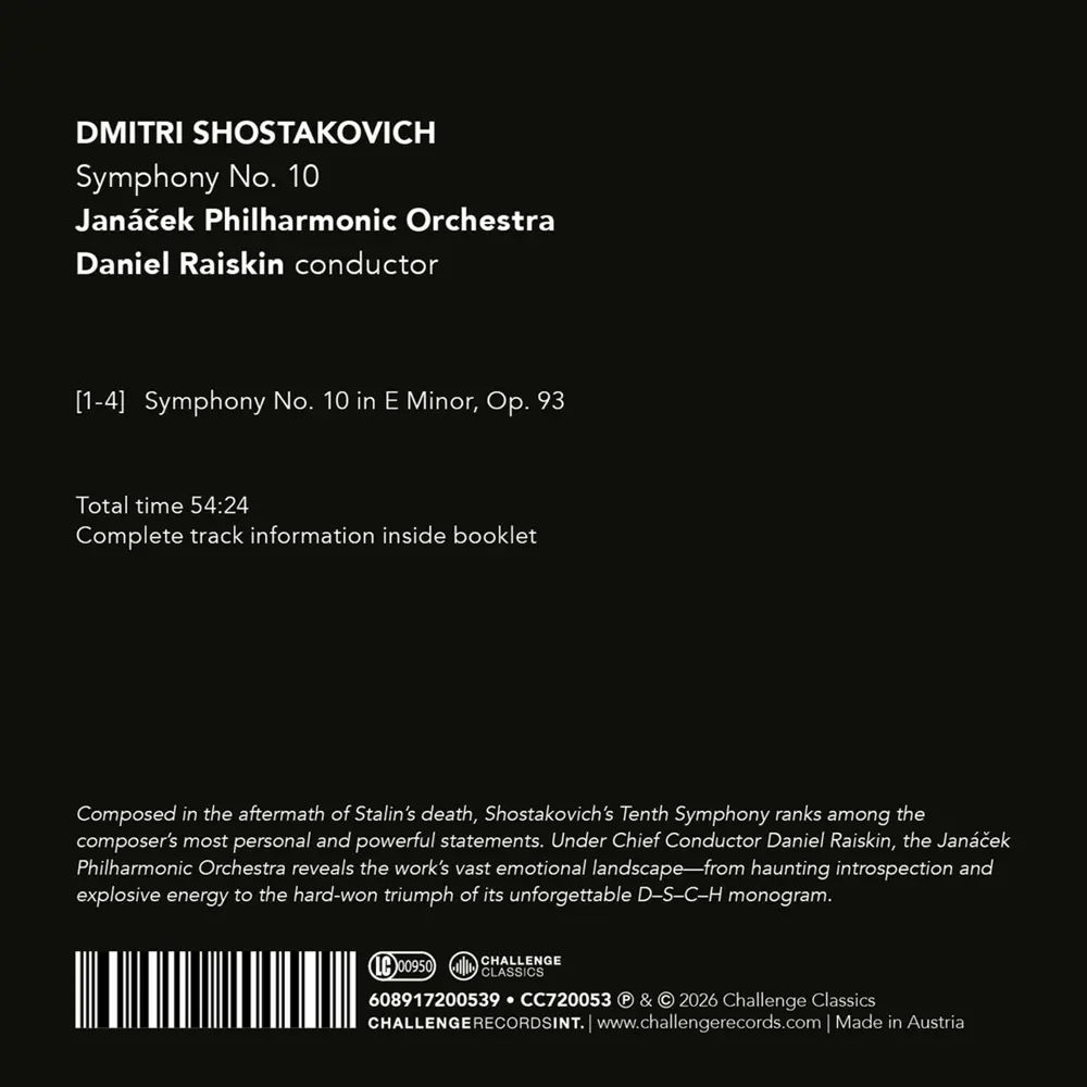 DMITRI SHOSTAKOVICH: SYMPHONY NO. 10
