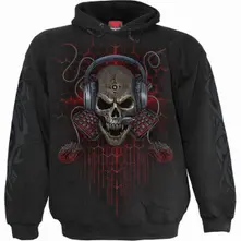 Unisex Pullover Hoodie: PC Gamer (Black) (Back & Sleeve Print) thumbnail