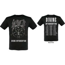 Slayer, Tričko Divine Intervention 2014 Dates, Unisex, Čierna