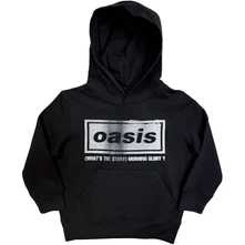 Mikina Kids Pullover Hoodie: What's The Story Distress Logo (Black) (Ex-Tour)