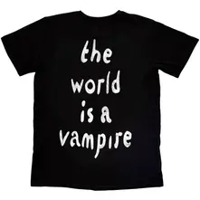 The Smashing Pumpkins Unisex T-Shirt: The World Is A Vampire (Black) (Back Print) thumbnail