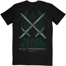 Unisex T-Shirt: The House Must Endure (Black) (Back Print) thumbnail