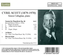 CYRIL SCOTT: PIANO SONATA NO. 1, OP. 66 thumbnail