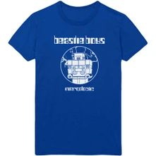 Beastie Boys, Tričko Intergalactic, Unisex, Modrá