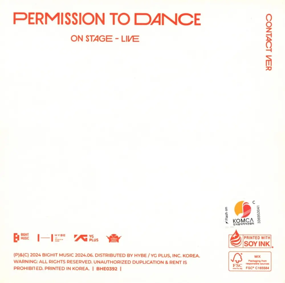 PERMISSION TO DANCE...