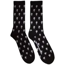 Unisex Terry Socks: Blohsh Pattern (Black) thumbnail