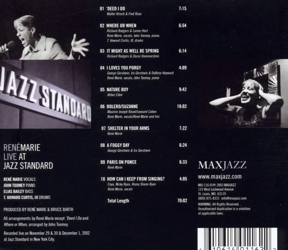LIVE AT JAZZ STANDARD