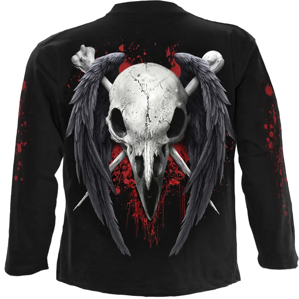 Spiral – Death Raven (Negra) (Camiseta de manga larga)
