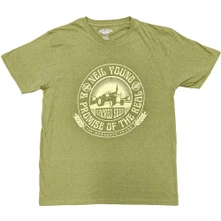 Neil Young, Tričko Tractor Seal, Unisex, Zelená